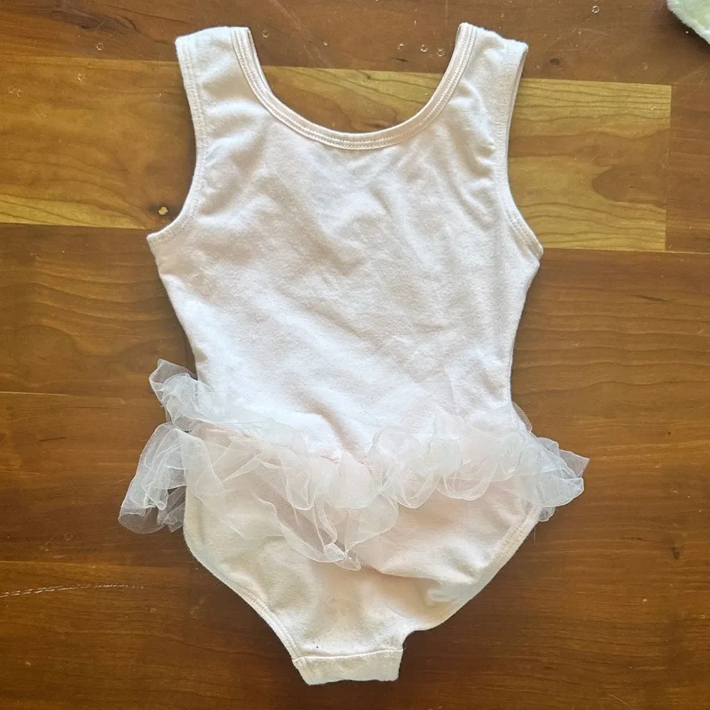 Pink Kids Dance Costume with Tutu